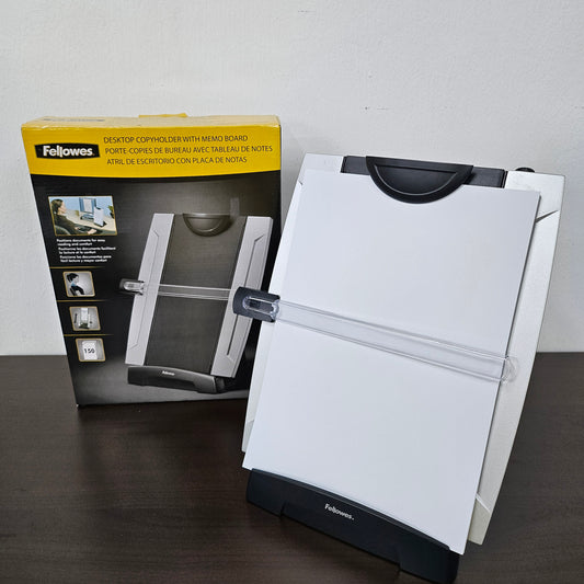 Fellowes Desktop Copyholder with Memo Pad