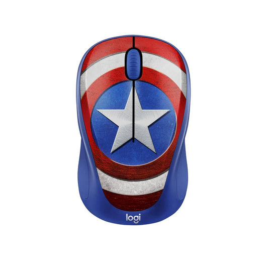 Logitech M238 Marvel Collection Wireless Mouse (Captain America)